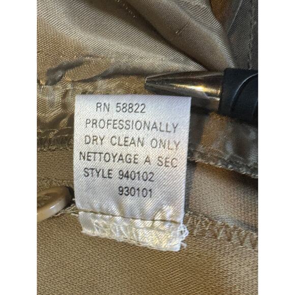 Max Studio Trousers Pleated Brown Dress Pants Size 11/12 - Picture 9 of 10